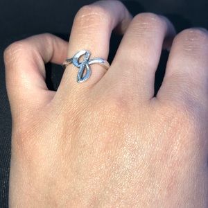 James Avery Initial Ring